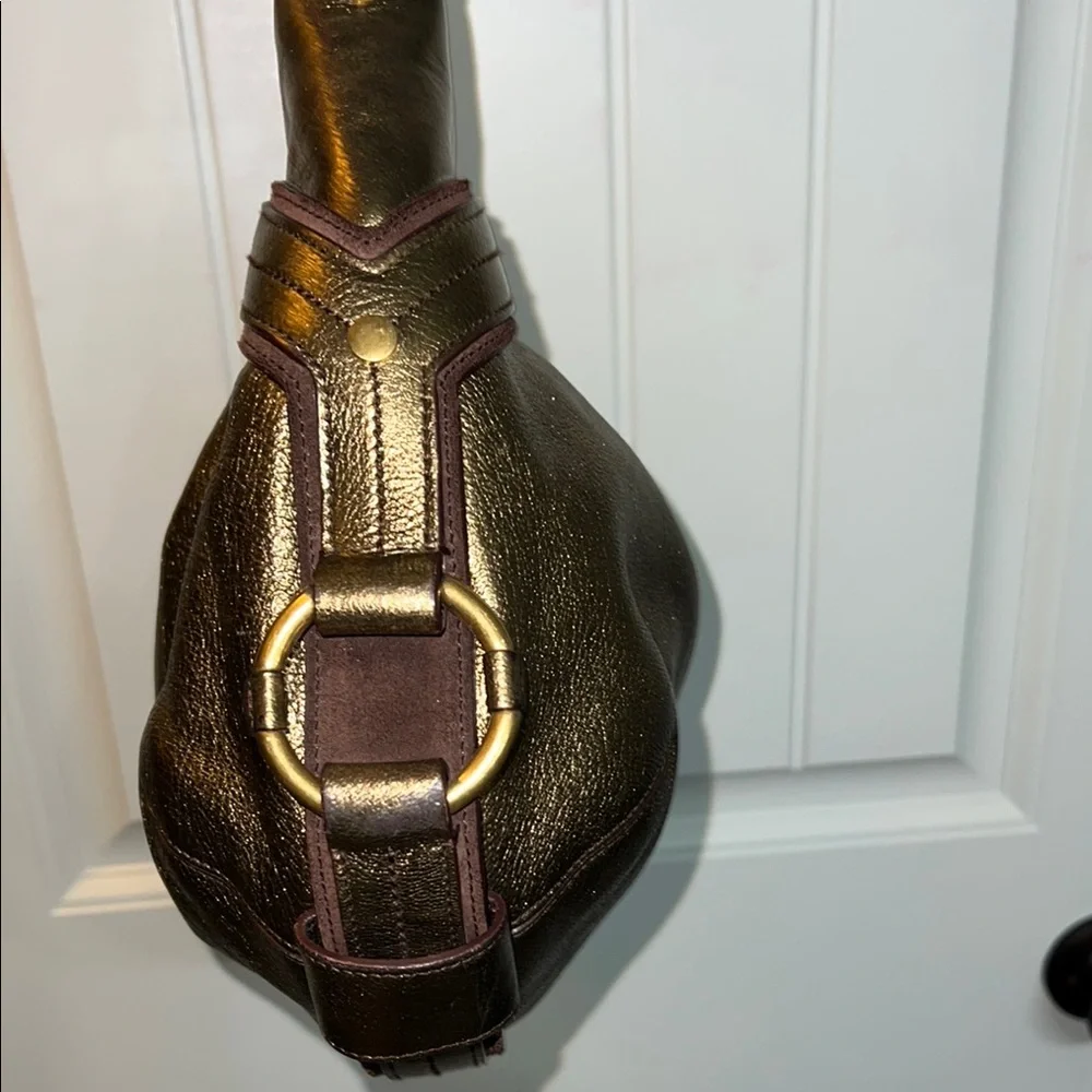 PRISTINE💕RARE💕TOM FORD X YSL💗MOMBASA METALLIC GOLD BAG💗💗💗
